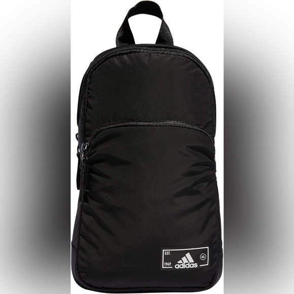 Adidas essential 2 sling crossbody black bag - Picture 2 of 7